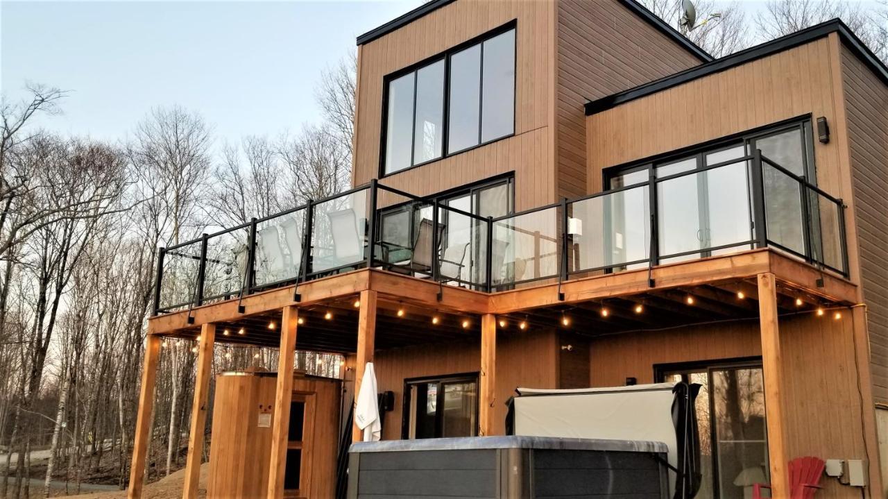 Chalet Serenity - Mont Tremblant Ski - Spa Sauna Wifi Tv Privet Chic Modern House Villa La Conception Eksteriør bilde