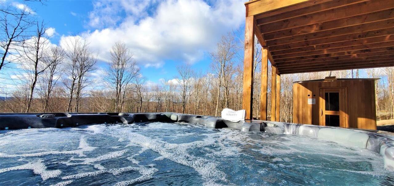 Chalet Serenity - Mont Tremblant Ski - Spa Sauna Wifi Tv Privet Chic Modern House Villa La Conception Eksteriør bilde