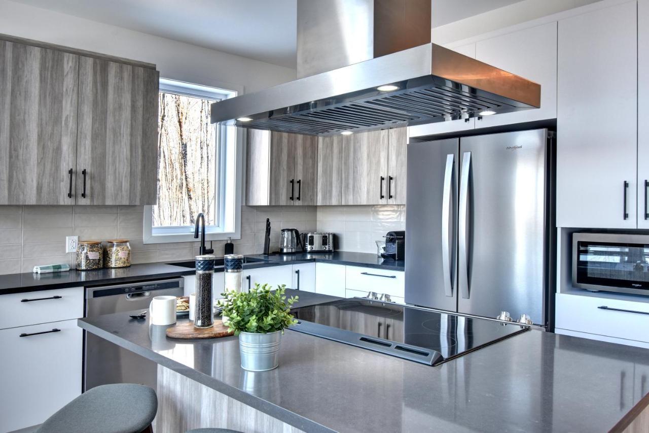 Chalet Serenity - Mont Tremblant Ski - Spa Sauna Wifi Tv Privet Chic Modern House Villa La Conception Eksteriør bilde