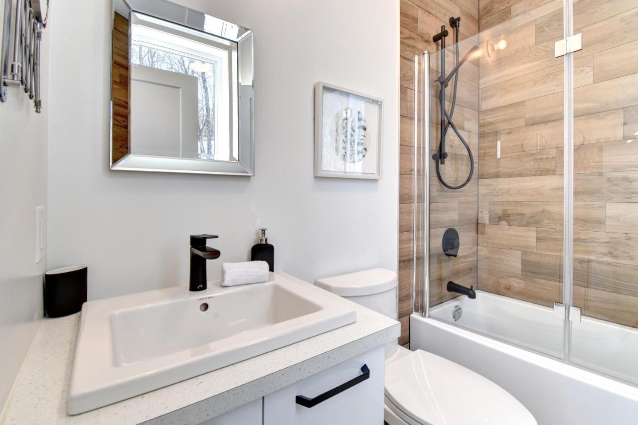 Chalet Serenity - Mont Tremblant Ski - Spa Sauna Wifi Tv Privet Chic Modern House Villa La Conception Eksteriør bilde